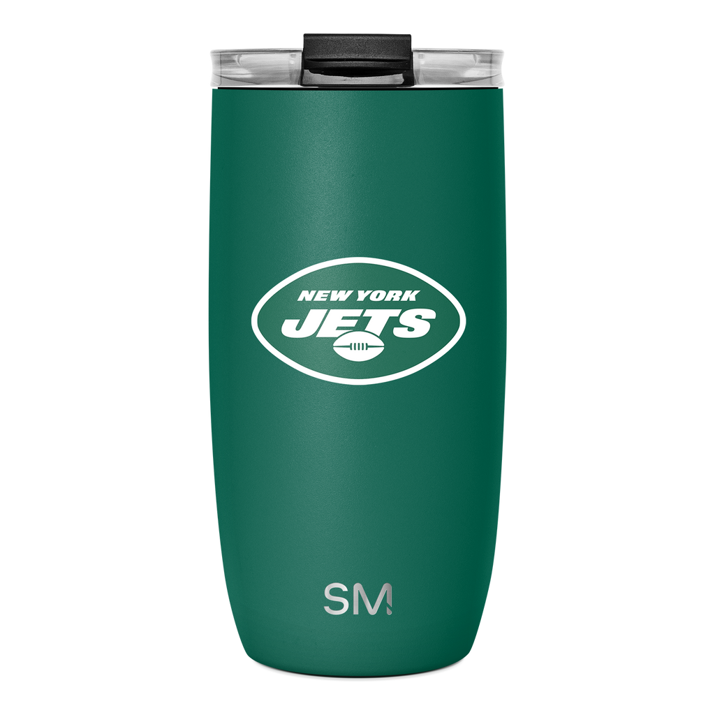NFL Voyager Tumbler with Clear Flip Lid & Straw
