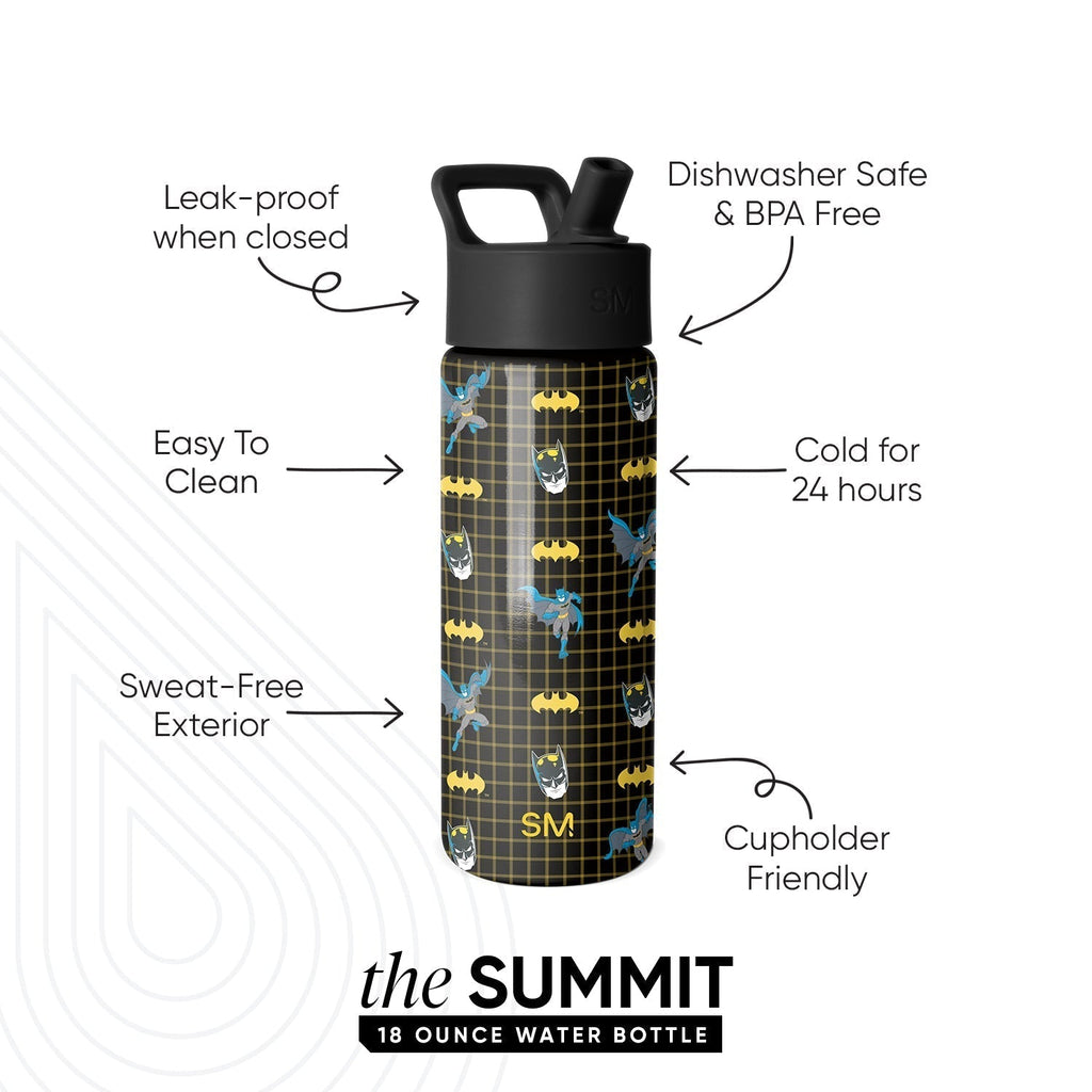 Summit Kids Water Bottle with Straw Lid